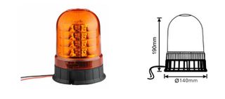 ΦΑΡΟΣ LED 24 LED R65 38W ΕΠΙΠΕΔΗ ΒΑΣΗ