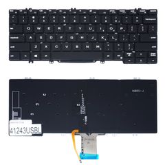 Teclado Español para Portátil - Spanish Laptop Keyboard για Dell Latitude 5300 5310 7300 DTF98 0DTF98 8GDY7 08GDY7 5V1P5 05V1P5 5CDK4 05CDK4 4C21R 04C21R 2TR2K 02TR2K 2RDRV 02RDRV ES No Frame Backligh