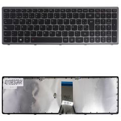 Teclado Español para Portátil - Spanish Laptop Keyboard για Lenovo IdeaPad Z510 Flex 15 G500 G500S G505S S500 S510P G505A G505G S510 9Z.NAFBT.QOE 9Z.NAFBT.QOE ES Black Grey Frame ( Κωδ.40109ESGRAY )