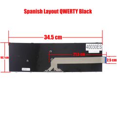 Teclado Español para Portátil - Spanish Laptop Keyboard για Dell Inspiron 15 3542 3543 5542 5545 5557 5558 5559 5577 17 5748 5758 5759 Vostro 3549 3558 PCNWH 0PCNWH 71M2C 071M2C JYP58 0JYP58 ES Black-thumb-1