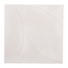 ΠΙΝΑΚΑΣ ΤΕΤΡΑΓΩΝΟΣ ΣΕΙΡΑ SANTORINI HM4508 MDF ΣΕ ΥΠΟΛΕΥΚΟ ΧΡΩΜΑ 80x4(πάχος)x80Υεκ.