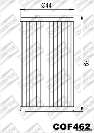 ΛΥΡΗΣ CHAMPION ΦΙΛΤΡΟ ΛΑΔΙΟΥ ΓΙΑ KYMCO DINK I.E. 125 - 200 / GRAND DINK 125 - 150 / VENOX 125, COF462