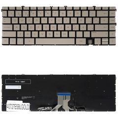 Teclado Español para Portátil - Spanish Laptop Keyboard για HP Envy x360 13-ay0043nb - Product number : 2E6X7EA L83634-A41 ES No Frame Gold ( Κωδ.40727ESBLGOLD )