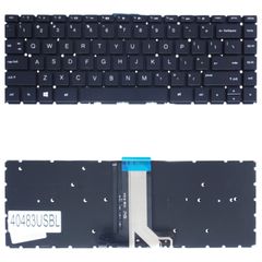 Πληκτρολόγιο - Laptop Keyboard για HP 14-CF2733 - Product number : A2BZ1UA US No Frame Backlight Black ( Κωδ.40483USBL )