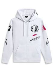 Ζακέτα Αντρική ALPINESTARS  Variegate Zip Hoodie Άσπρη