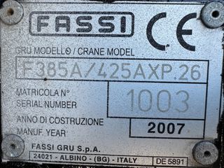 Γερανοί - Φορτηγά Με Γερανό Mercedes-Benz 2007 MB ACTROS 2541 FASSI 425-thumb-22
