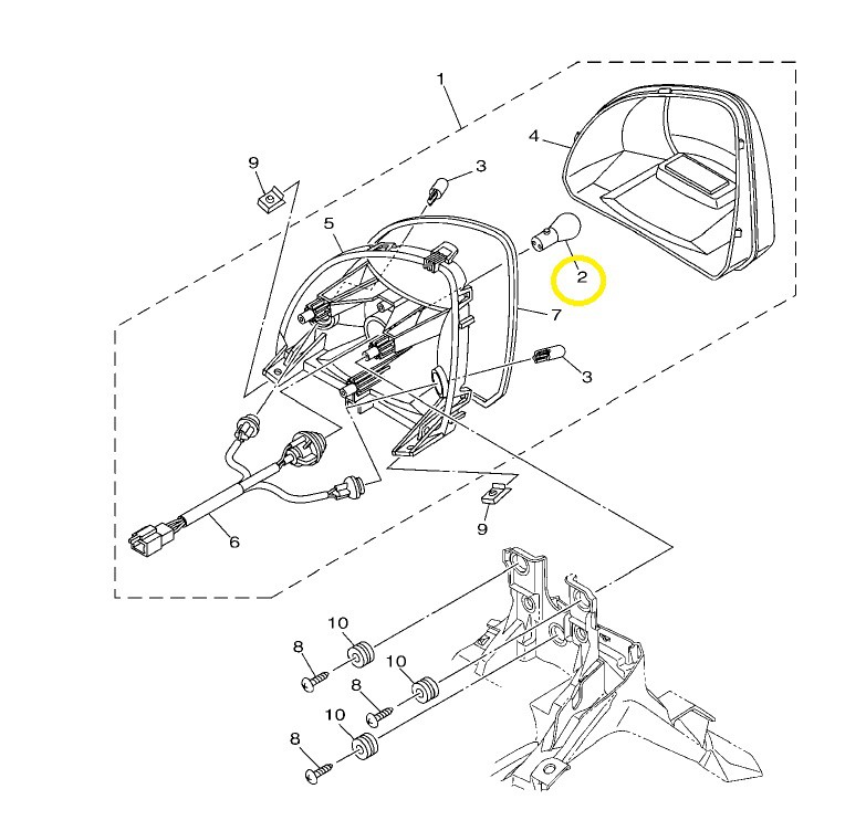 Λάμπα 12V/21/5W Daytona Sprinter.50 Efi E4 3882