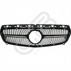 MERCEDES BENZ A CLASS W176 13-15 BLACK DIAMOND GRILLE