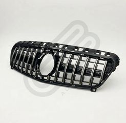 MERCEDES BENZ A CLASS W176 13-15 GT SILVER GRILLE-thumb-1