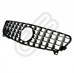 MERCEDES BENZ A CLASS W176 16-18 SILVER GT GRILLE-thumb-1