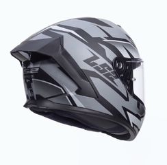 ΚΡΑΝΟΣ LS2 RAPID III XTREM BLACK/GREY MATT-thumb-1