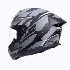 ΚΡΑΝΟΣ LS2 RAPID III XTREM BLACK/GREY MATT-thumb-2