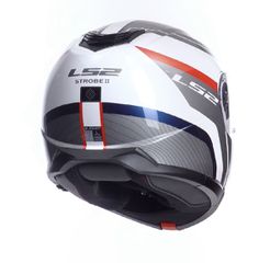 ΚΡΑΝΟΣ LS2 STROBE II MONZA GLOSS WHITE/BLUE/RED-thumb-1
