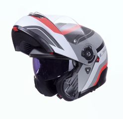 ΚΡΑΝΟΣ LS2 STROBE II MONZA MATT RED/GREY