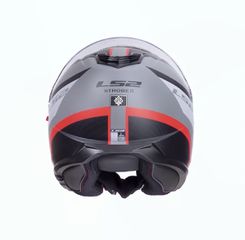 ΚΡΑΝΟΣ LS2 STROBE II MONZA MATT RED/GREY-thumb-2