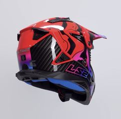 ΚΡΑΝΟΣ LS2 FAST II WASH GLOSS RED-thumb-2