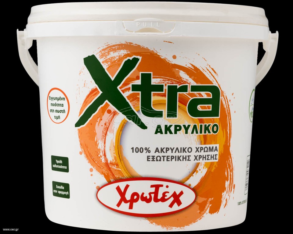 100% ακρυλικό πλαστικό εξωτερικής χρήσης Λευκό 9lit