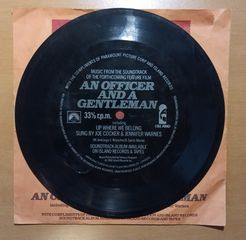 An Officer and a Gentleman Soundtrack Δίσκος Βινυλίου – Flexi Vinyl (Island Records)