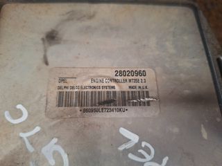 ΕΓΚΕΦΑΛΟΣ ECU OPEL ASTRA ZAFIRA 28020960 DELPHI DELCO MT35E 2.3 Z16XEP 1.6 16V