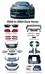 CONVERSION BODY KIT FORD MUSTANG S550 2015 - 2023 UPGRADE to S650 DARK HORSE 2024