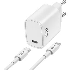 Otu KT02-I Φορτιστής με Θύρα USB-C και Καλώδιο USB-C - Lightning 20W Λευκός