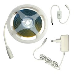 Led COB Ταινία 24V DC 8W/m ενδιάμεσο φως 4000K 1000lm/m IP20 Ra90 320LEDs/m 3m Ρολό