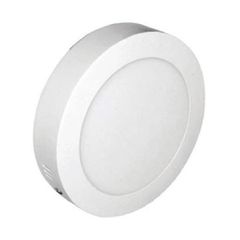 LED Panel Slim Επίτοιχο Στρογγυλό 8W ενδιάμεσο φως 4000K 500lm Λευκό
