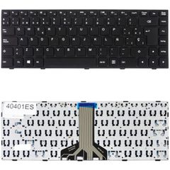 Teclado Español para Portátil - Spanish Laptop Keyboard για Lenovo Ideapad 100-14IBD 80RK 80RK003LPH 80RK0029PH 80RK003BPH 80RK0018VN 80RK002UIH 80RK002HTA 80RK004WPH 5N20K69612 5N20K69625 ES Black (