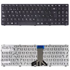 Teclado Español para Portátil - Spanish Laptop Keyboard για Lenovo IdeaPad 100-15IBD 80QQ 80QQ0021AU 80QQ00JGUS 80QQ01D4AU B50-50 80S2 5N20K25394 PK1310E1A01 ES Black ( Κωδ.40367ES )
