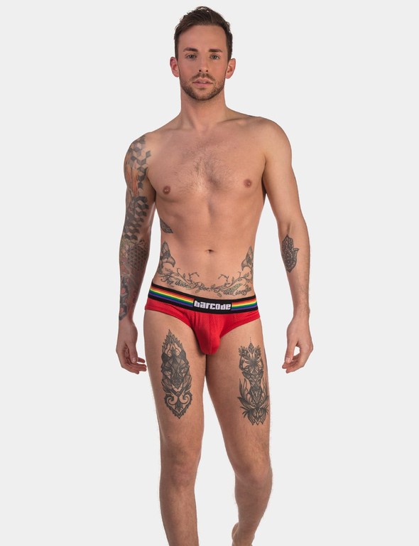 Barcode Berlin Pride Briefs Red