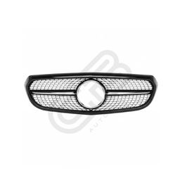 MERCEDES BENZ A-CLASS W177 DIAMOND GRILLE (BLACK + CHROME)