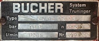 BUCHER 5H1-050R ΥΔΡΑΥΛΙΚΗ ΑΝΤΛΙΑ 50l/min-thumb-3