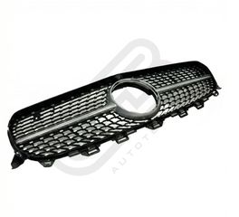 MERCEDES BENZ E-CLASS W213 2017-2020 SILVER DIAMOND GRILLE-thumb-1