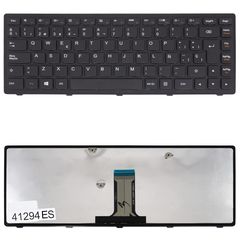 Teclado Español para Portátil - Spanish Laptop Keyboard για Lenovo G400S G405S G410S S410P Z410 Flex 14 G400AS G410ST FLEX14A FLEX14g FLEX14D G400AT G400A G400AM AEST6U00010 ES Black ( Κωδ.41294ES )