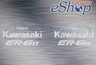Αυτοκόλλητα σετ για Kawasaki ER-6N ABS Μαύρη έκδοση 2010
