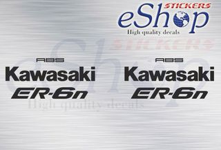 Αυτοκόλλητα σετ για Kawasaki ER-6N ABS Πορτοκαλί έκδοση 2009