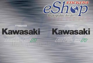 Αυτοκόλλητα σετ για Kawasaki ER-6N Πράσινη έκδοση 2009