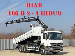 Ανατροπή + Γερανός Mercedes-Benz 2012 ACTROS 2641 * HIAB 166 D S - 4 HIDUO * 6x4