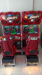 Drift twin arcade driving raw thrills-thumb-2