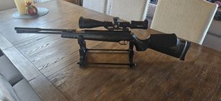 HW 97k laminate 4.5 seerhan 13 ποδολιβρα με οπτικό west hunter 6-24×50ffp και μονοκοματη βάση με αλφαδι .