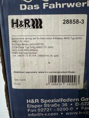 H&R ελατήρια χαμηλώματος Mercedes