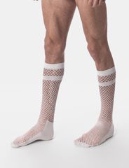 Barcode Berlin White Cala Net Socks