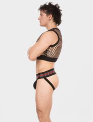 Barcode Berlin Mesh Crop Arman Black