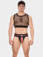 Barcode Berlin Mesh Crop Arman Black-thumb-2