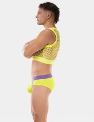 Barcode Berlin Mesh Crop Arman Neongreen