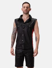 Barcode Berlin Shirt Vest Jolo Black-thumb-2