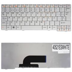 Teclado Español para Portátil - Spanish Laptop Keyboard για Lenovo IdeaPad S10-2 S10-2C S10-3C S11 PK1308H3A49 25-008465 V103802BS1 ES White ( Κωδ.40521ESWHITE )