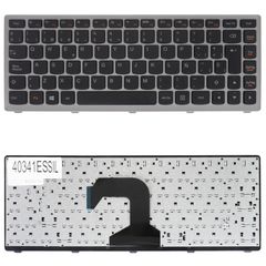 Teclado Español para Portátil - Spanish Laptop Keyboard για Lenovo Ideapad S400 S300 S405 S410 S310 M40-35 S415 S400T S400U S40-70 S400-IFI S400-ITH M30-70 25213450 25213420 V127920JS1 ES Black Silver