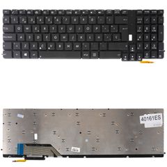 Teclado Español para Portátil - Spanish Laptop Keyboard για Asus G55VW 0KNB0-B411US00 0KNB0-B410FR00 0KNB0-B411FR00 0KNB0-B410US00 0KNB0-B410UK00 V132662AK1 B411US00 0KN0-MK1UK11 ES No Frame Backlight