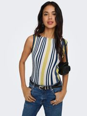 Only Coralie Γυναικείo Life Boatneck Αμάνικο Top 15367392